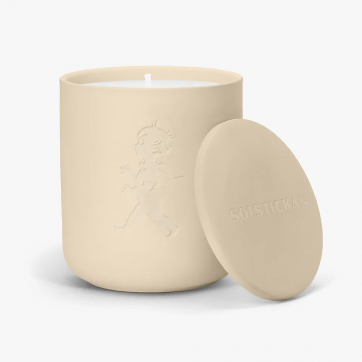 Doftljus keramik - linne i gruppen Inredning / Dekoration / Ljus hos Sommarboden i Höllviken AB (ST80-34)