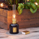Oljelampa glas - brun