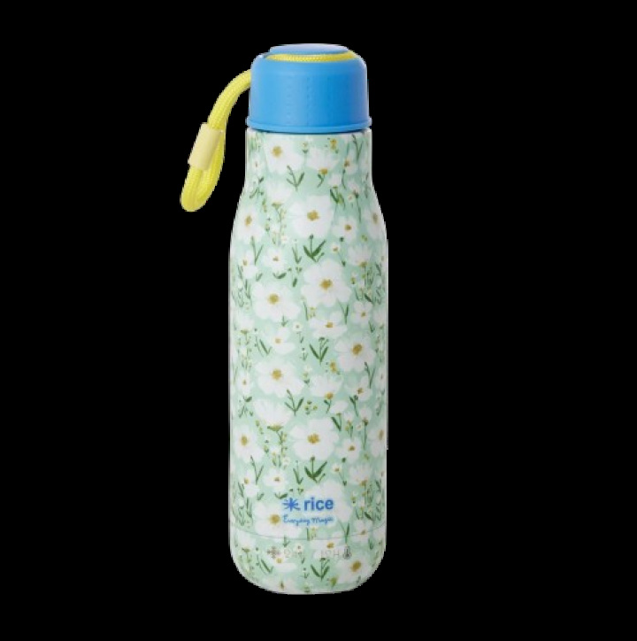 Summer Bloom termosflaska i rostfritt stål - mint i gruppen Inredning / Kök & Dukning / Koppar, Muggar & Glas hos Sommarboden i Höllviken AB (STBOT-SUBL)