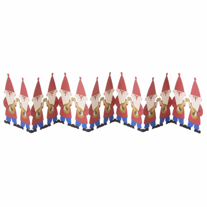 Gnomes girlang - red i gruppen Jul / Juldekoration hos Sommarboden i Höllviken AB (TAGA67GN550)