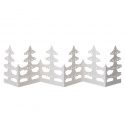 Julgran bordsgirlang 70 cm - white