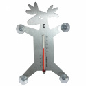 Älg termometer - silver
