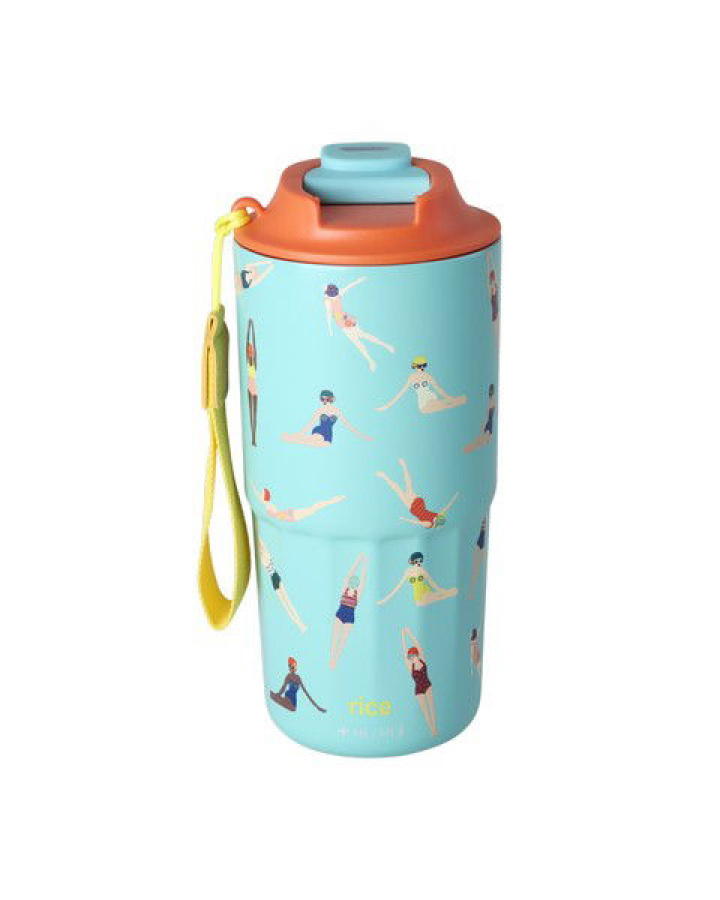 Retro Swimster termosmugg - blue i gruppen Inredning / Kök & Dukning / Koppar, Muggar & Glas hos Sommarboden i Höllviken AB (THCUP-RESW)