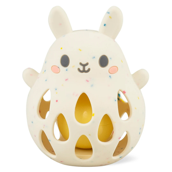 Bjällra silikon - bunny i gruppen Leksaker / Leksaker / 0-2 år hos Sommarboden i Höllviken AB (TT-1-1017)