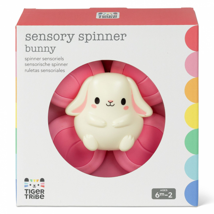 Sensory Spinner - bunny i gruppen Leksaker / Leksaker / 0-2 år hos Sommarboden i Höllviken AB (TT-1-1040)