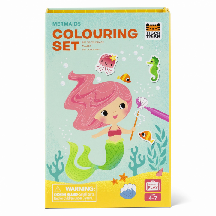 Colouring Set - Mermaids i gruppen Inredning / Barnrummet / Leksaker / Pussel & Pyssel hos Sommarboden i Höllviken AB (TT-6-0241)