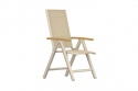 Panama positionsstol 2-pack - beige/teak