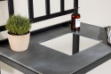 Alicante utekök - black/concrete