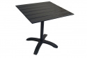 Colorado cafébord 70x70 cm - black/black