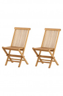 Kenya fällstol 2-pack - teak