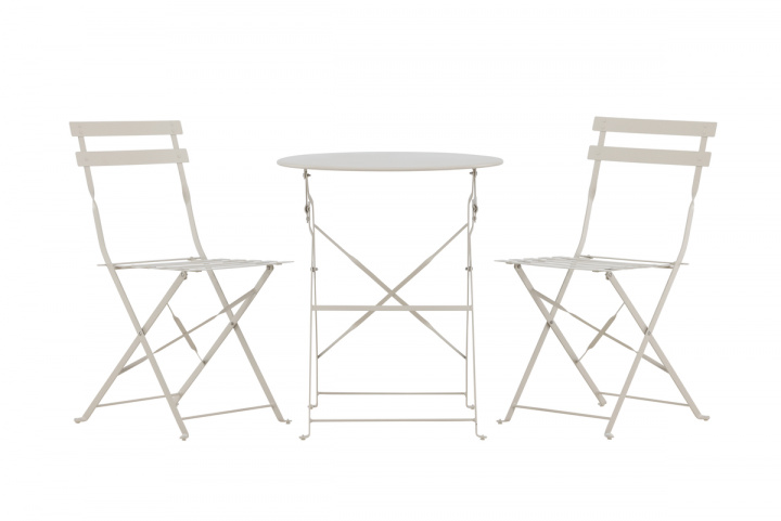 Tao caféset - beige i gruppen Utemöbler / Balkongmöbler / Cafémöbler hos Sommarboden i Höllviken AB (VD-9790-222)