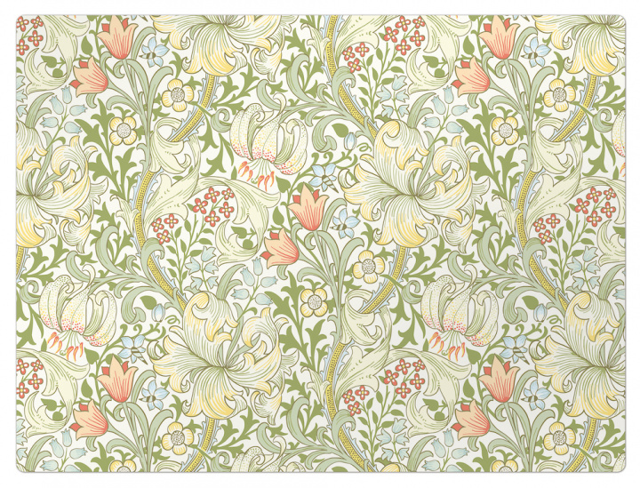 Golden lilly bordstablett 40x30 cm i gruppen Inredning / Kök & Dukning / Brickor & Grytunderlägg hos Sommarboden i Höllviken AB (WM4030-100)