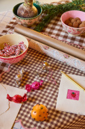 Candy Cane melamin skål medium - pink