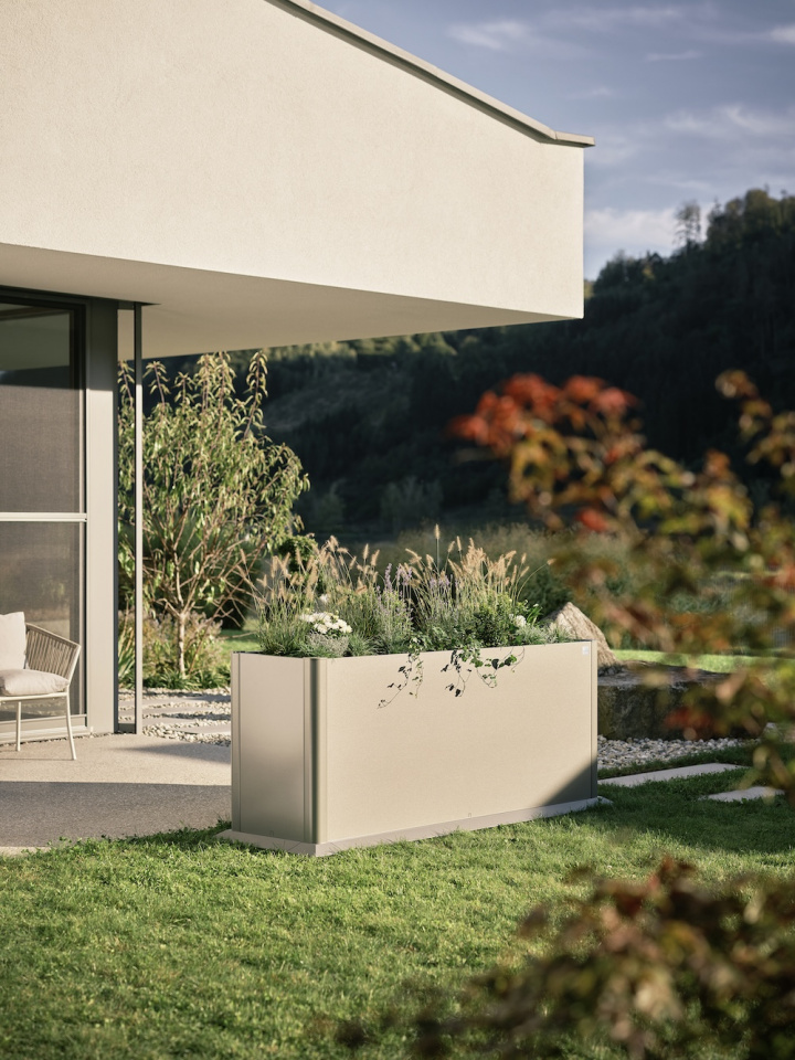 Belvedere planteringsbädd - fler utföranden i gruppen Trädgård / Utekrukor hos Sommarboden i Höllviken AB (belvedere-metallics)