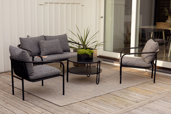 Bendt soffgrupp - black/teddy ant dyna i gruppen Utemöbler / Loungemöbler / Loungegrupper / Bygg själv hos Sommarboden i Höllviken AB (bendt-soffgrupp-black)