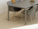 Pure matbord 100x100 cm - taupe/flera bordsskivor