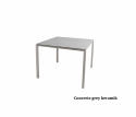 Pure matbord 100x100 cm - taupe/flera bordsskivor