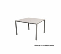 Pure matbord 100x100 cm - taupe/flera bordsskivor